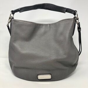 MARC BY MARC JACOBS 'New Q Hillier' Hobo Dark Gray Handbag Purse Crossbody
